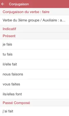 Conjuguer android App screenshot 5